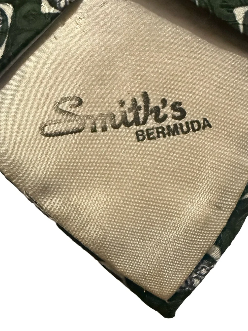 Smith’s Bermuda Classic Dark Green Patterned Men’s Tie